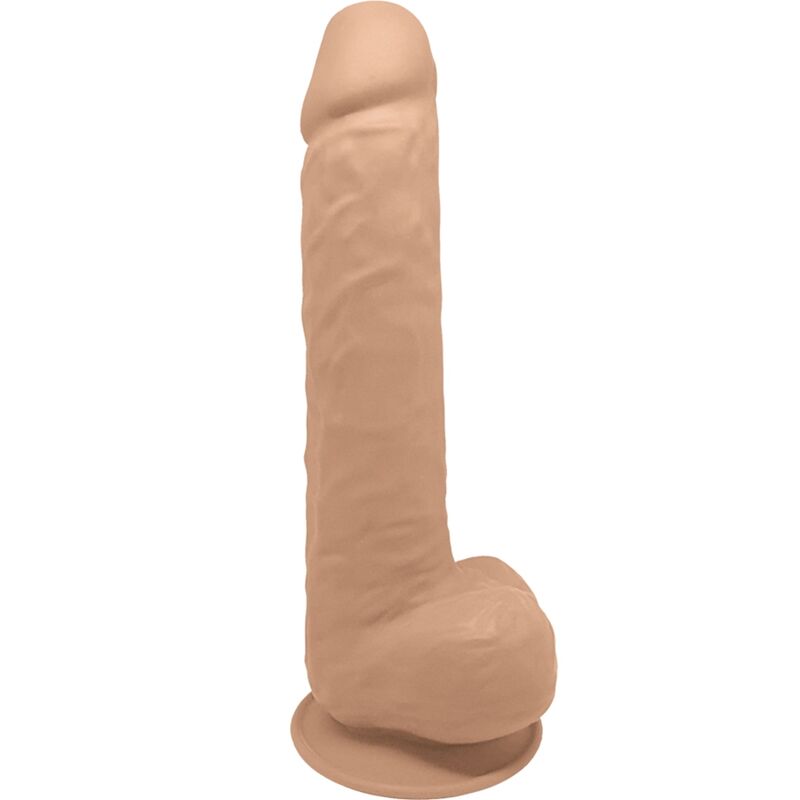 Gode réaliste SILEXD Modèle 1 SILEXPAN double densité — Chair — 38 × 7 cm