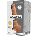 Gode réaliste SILEXD Modèle 1 SILEXPAN double densité — Caramel — 17.6 × 3.5 cm