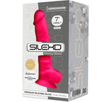 Gode réaliste SILEXD Modèle 1 SILEXPAN double densité — Fuchsia — 17.6 × 3.5 cm