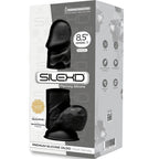 Gode réaliste SILEXD Modèle 1 SILEXPAN double densité — Noir — 21.5 × 5.1 cm