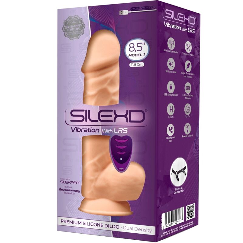 SILEXD - MODÈLE 1 VIBRANT SILICONE PREMIUM SILEXPAN TÉLÉCOMMANDE
