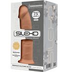 Gode réaliste SILEXD Modèle 2 SILEXPAN double densité — Caramel — 19.2 × 4.7 cm