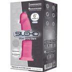 Gode réaliste SILEXD Modèle 2 SILEXPAN double densité — Rose fluo — 15.4 × 3.5 cm