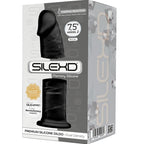Gode réaliste SILEXD Modèle 2 SILEXPAN double densité — Noir — 19.2 × 4.7 cm