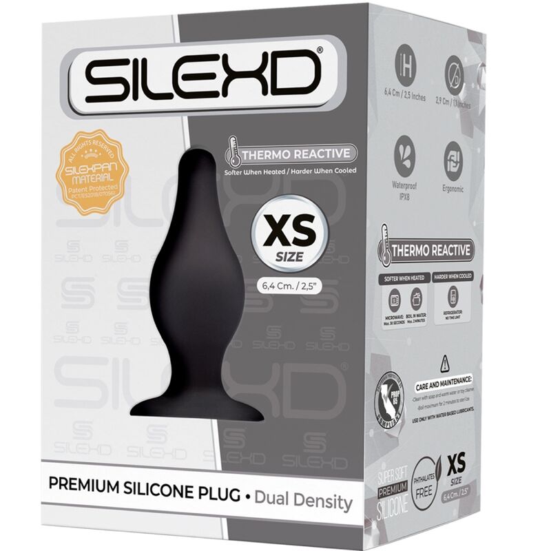 Plug anal SILEXD Modèle 2 SILEXPAN thermoréactif — XS
