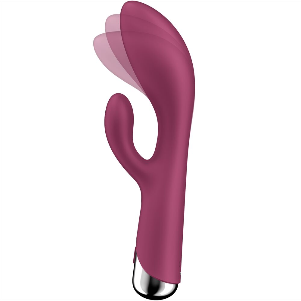 Vibromasseur rabbit vibration et rotation clitoris point G — détail texture surface