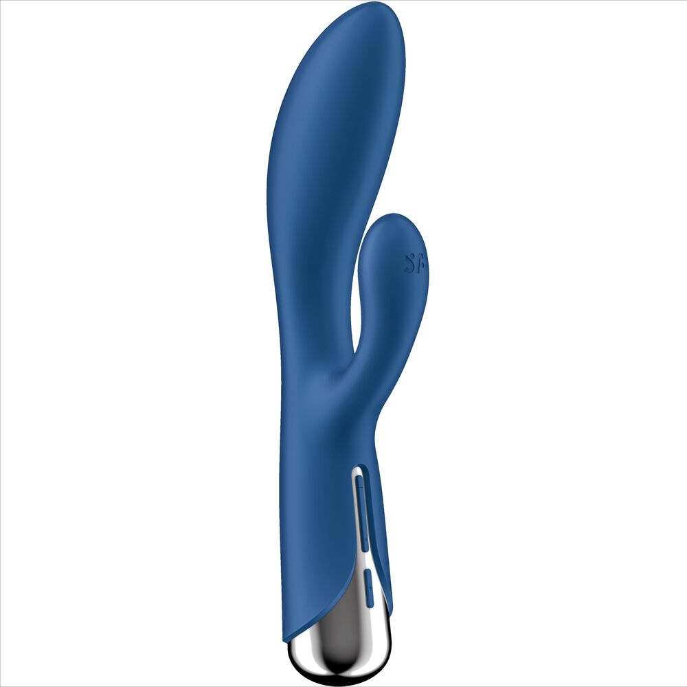Vibromasseur rabbit vibration et rotation clitoris point G — vue trois quarts