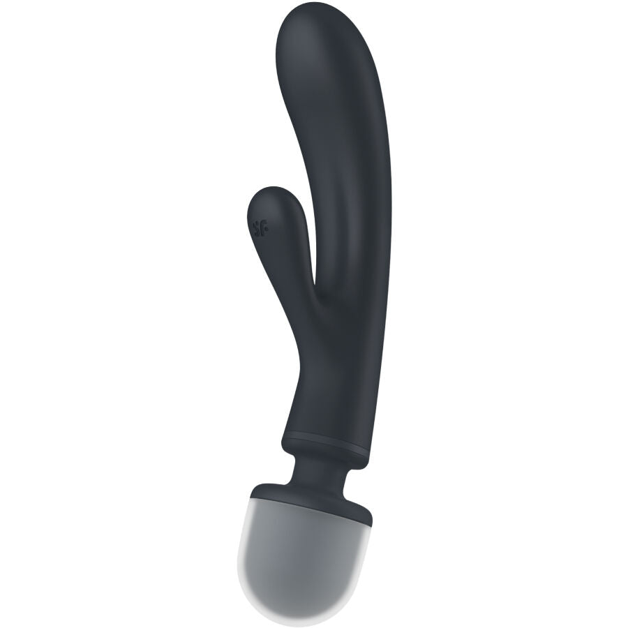 Masseur vibrateur lapin Triple Lover silicone — comparatif dimensionnel