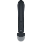 Masseur vibrateur lapin Triple Lover silicone — angle alternatif