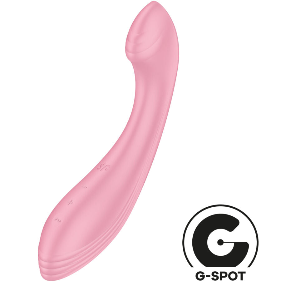 Stimulateur vibrateur G-Force point G silicone — détail texture surface