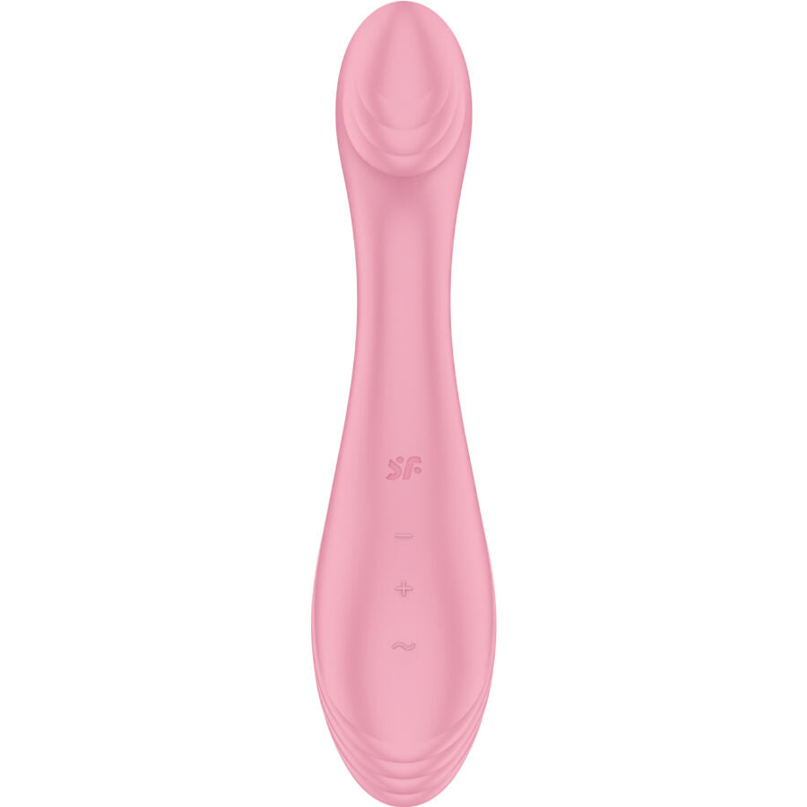 Stimulateur vibrateur G-Force point G silicone — vue de profil