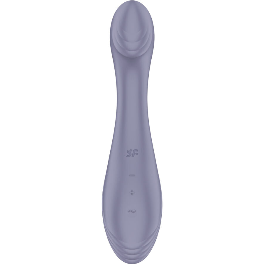 Stimulateur vibrateur G-Force point G silicone — vue trois quarts