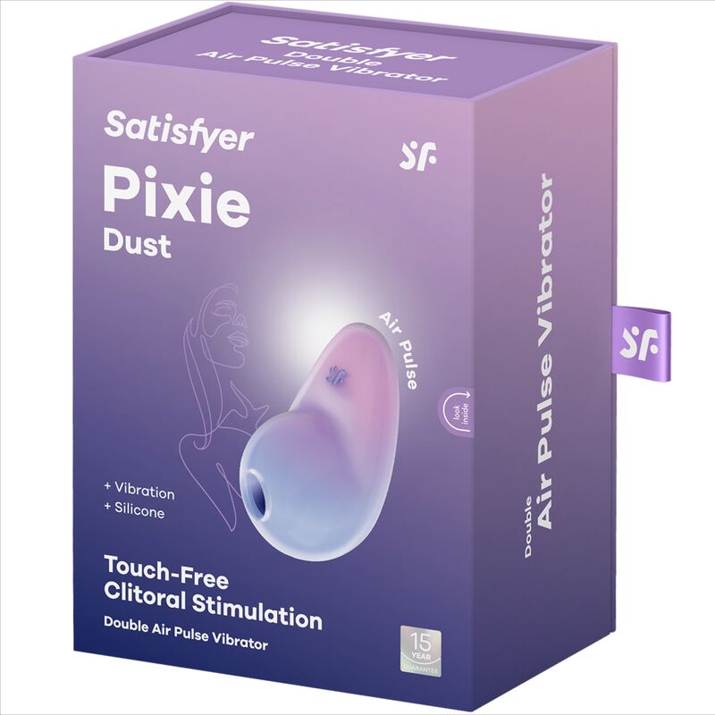 satisfyer stimulateur pixie dust lilas air pluse