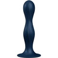 Gode silicone Double Ball-R avec balles lestées — détail texture surface