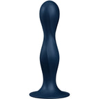 Gode silicone Double Ball-R avec balles lestées — détail texture surface