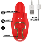 mia selena stimulateur vibrant tapping rouge