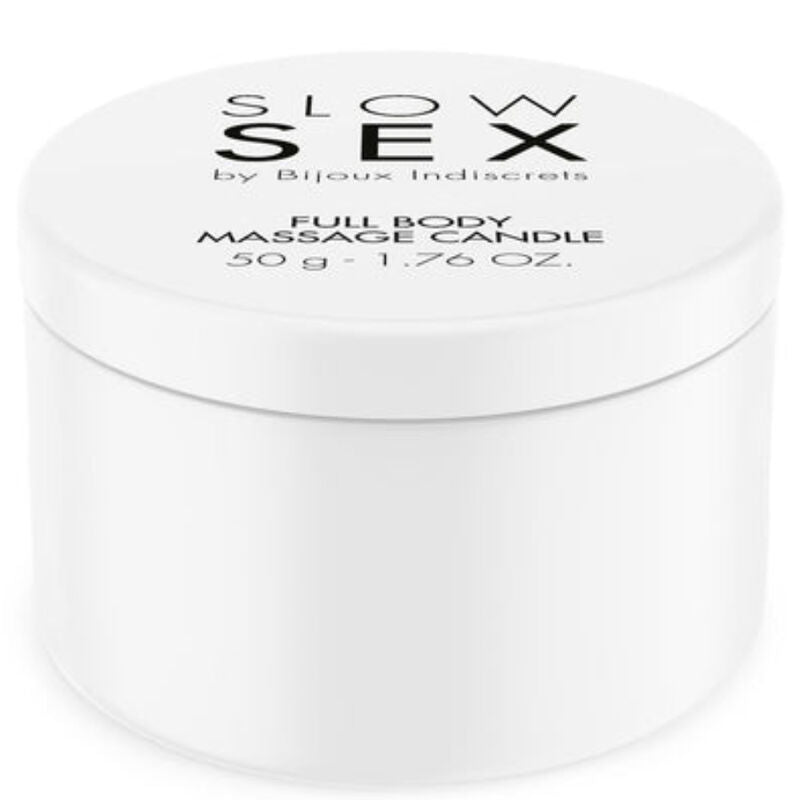 bijoux slow sex bougie de massage corps 50 g