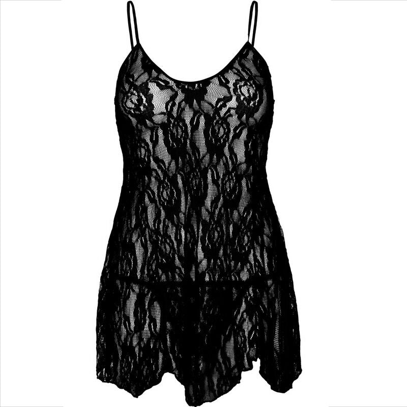 leg avenue chemise dentelle fleurie