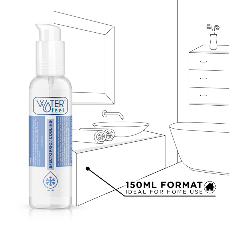 Lubrifiant effet froid 150 ml Waterfeel — détail texture surface