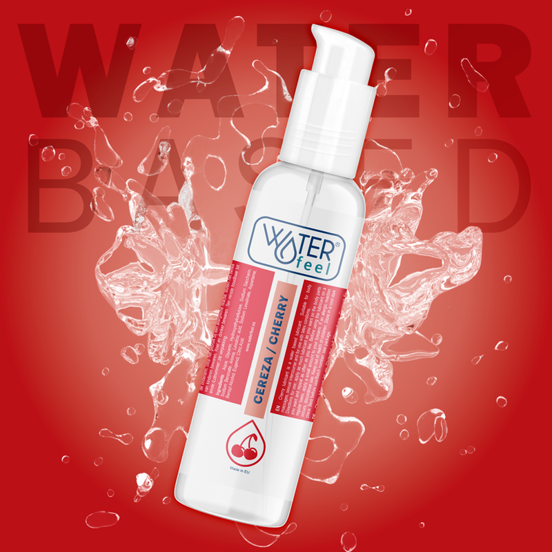 Lubrifiant gourmand cerise 175 ml Waterfeel — vue de dos