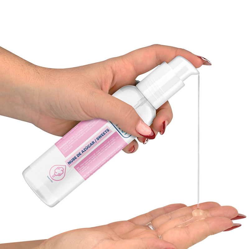 Lubrifiant gourmand sucre nuage 175 ml — vue de profil
