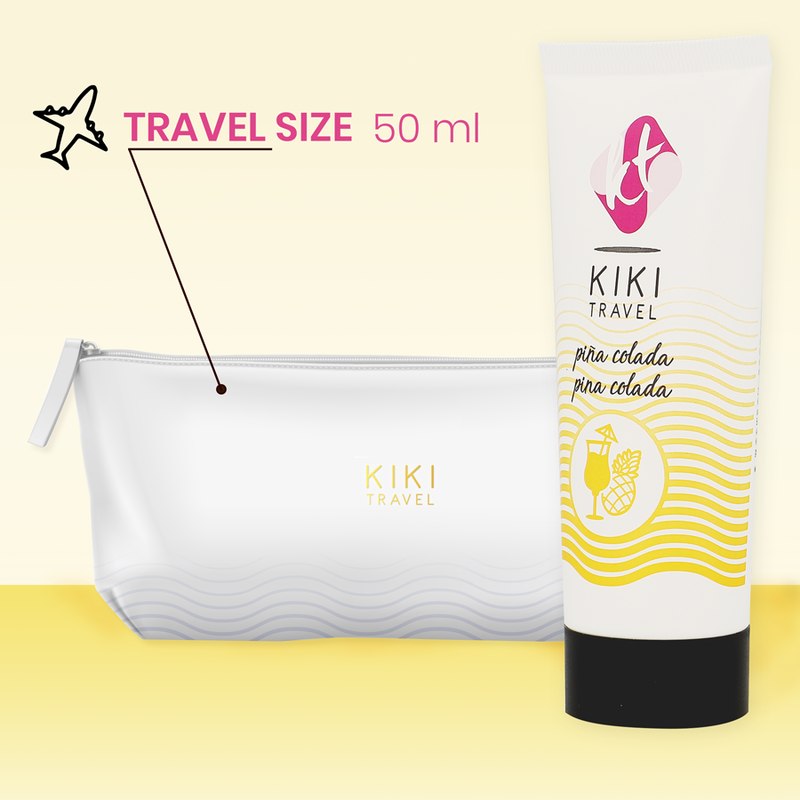 Lubrifiant gourmand Pina Colada 50 ml base eau — vue de profil