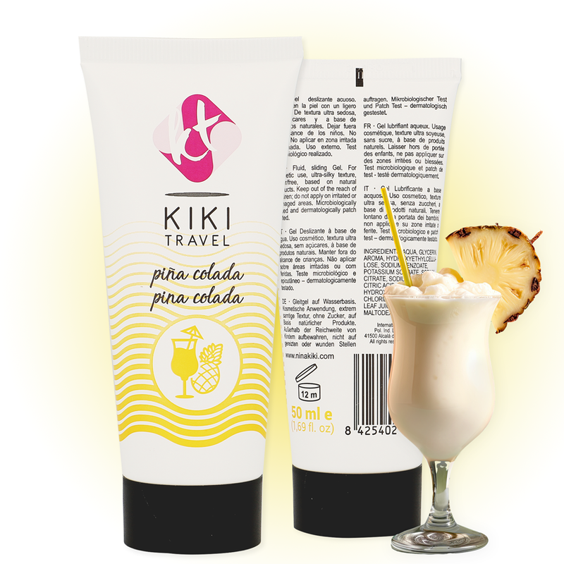Lubrifiant gourmand Pina Colada 50 ml base eau — détail produit