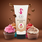 Lubrifiant gourmand saveur cupcake base eau — détail texture surface