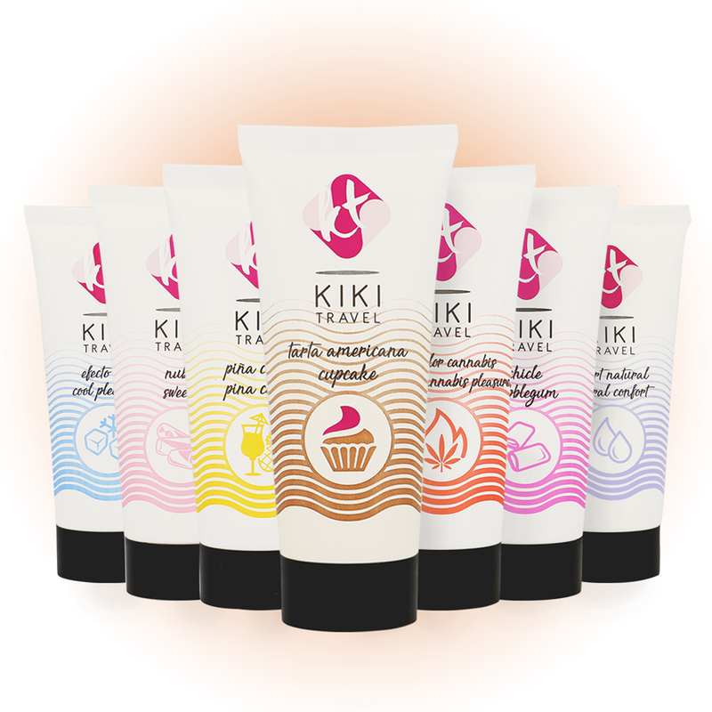 Lubrifiant gourmand saveur cupcake base eau — comparatif dimensionnel