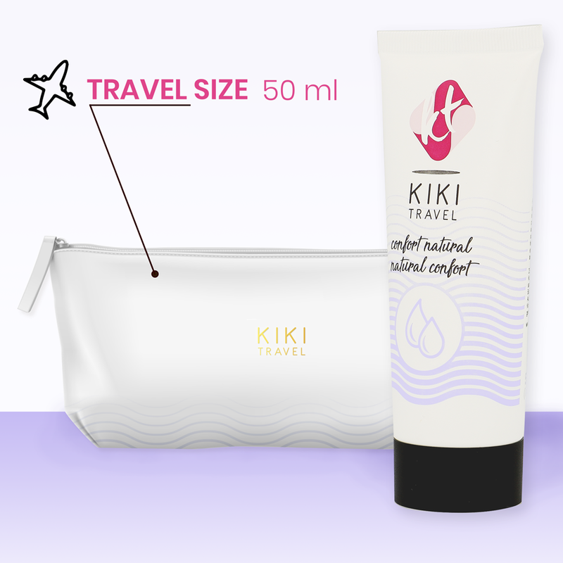 Lubrifiant base eau Kiki Travel 50 ml — vue de profil