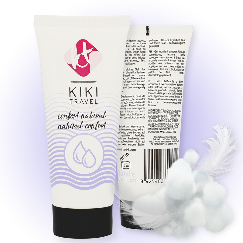 Lubrifiant base eau Kiki Travel 50 ml — détail produit