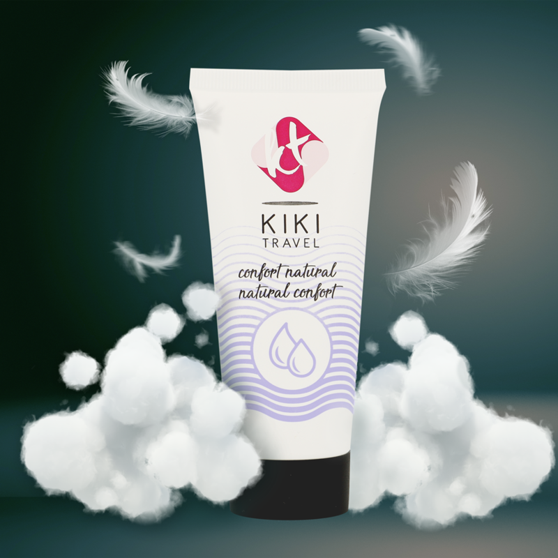 Lubrifiant base eau Kiki Travel 50 ml — détail texture surface