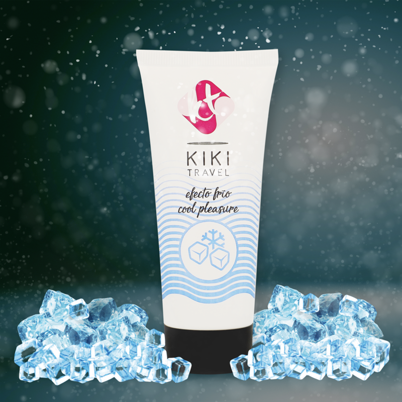 Lubrifiant effet refroidissant base eau — détail texture surface