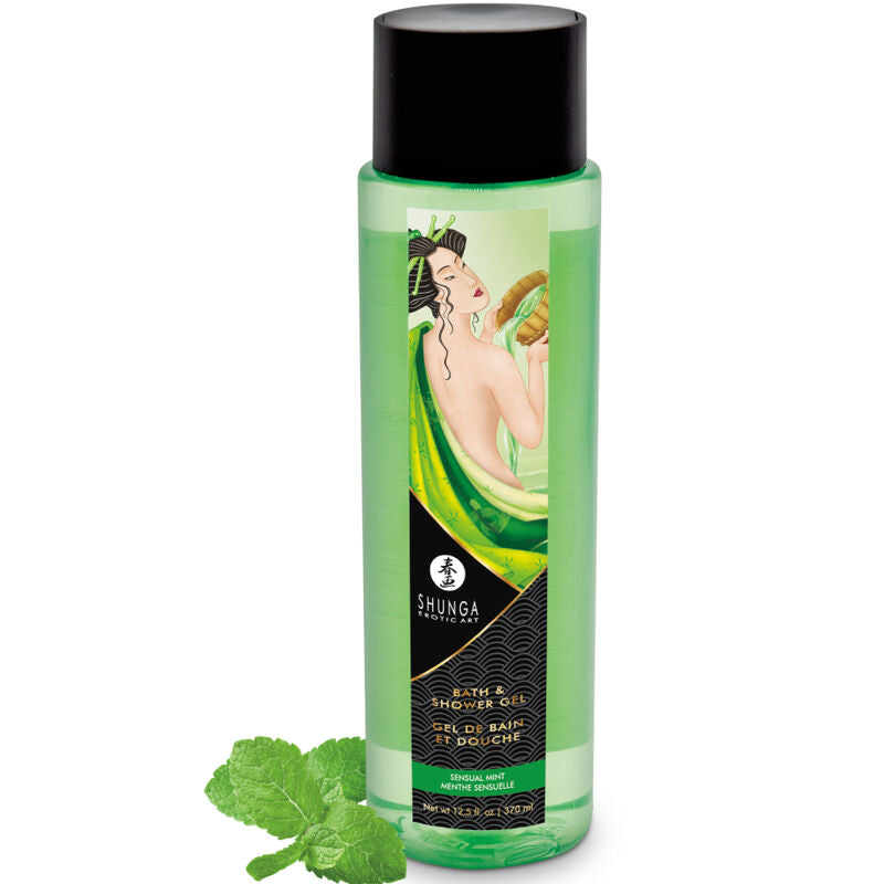 Gel bain et douche Shunga senteur menthe sensuelle 370 ml