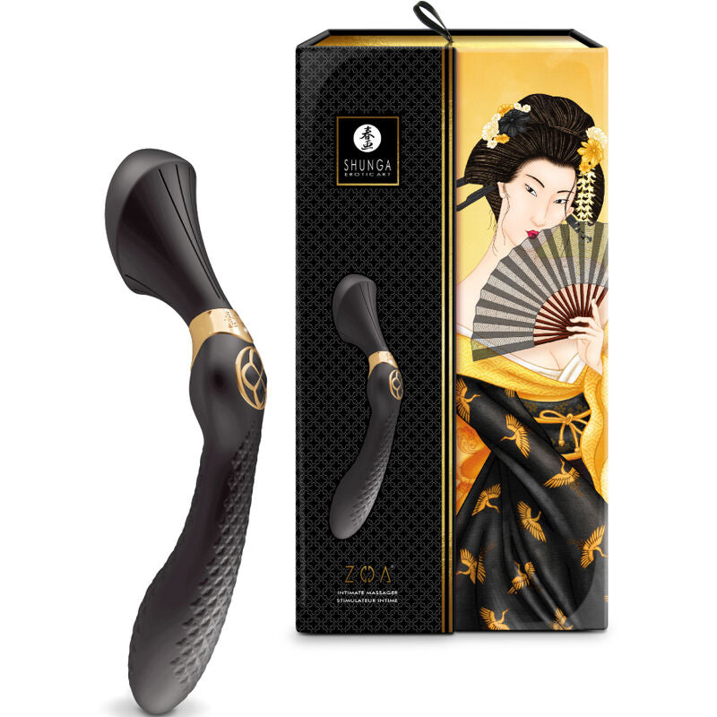 Masseur intime ZOA silicone rechargeable — finition matière