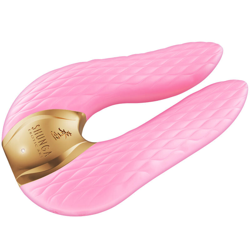 Stimulateur clitoridien double moteur en silicone Aiko — détail produit