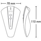 Masseur intime OBI silicone rechargeable — détail texture surface 2