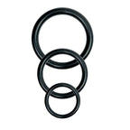 Harnais ceinture universel avec 3 anneaux silicone — vue de profil