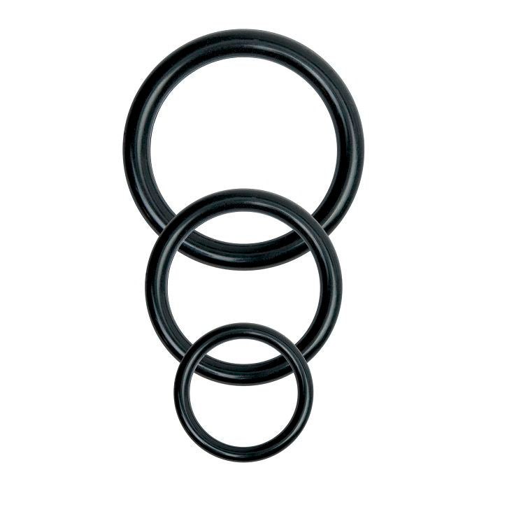 Harnais ceinture universel avec 3 anneaux silicone — vue de profil
