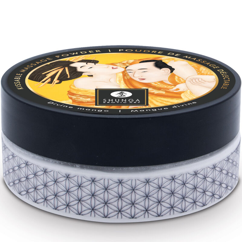 shunga kit de poudre de massage comestible mangue