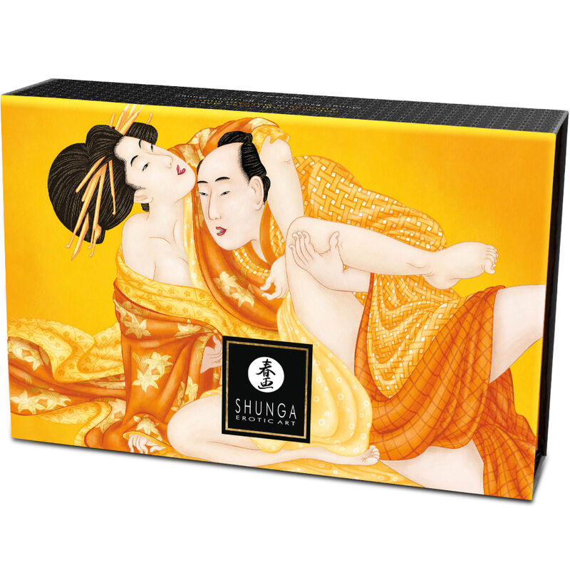 shunga kit de poudre de massage comestible mangue