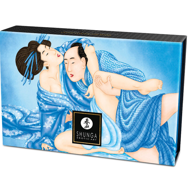Poudre de massage comestible noix de coco Shunga — vue de dos