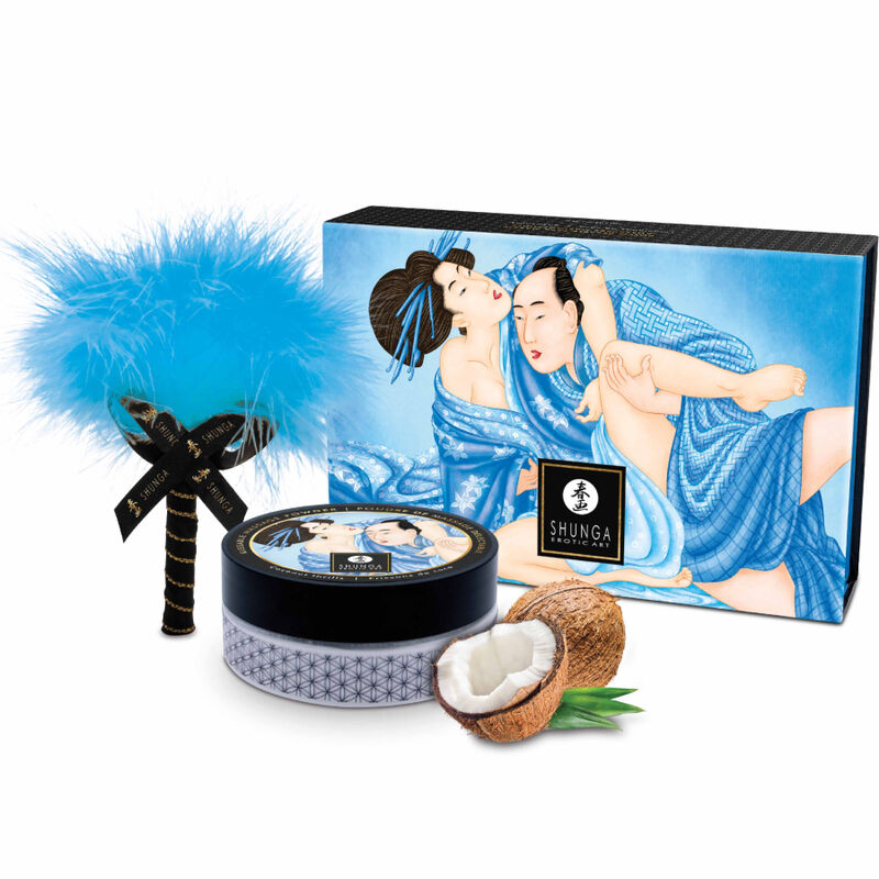 Poudre de massage comestible noix de coco Shunga — vue principale