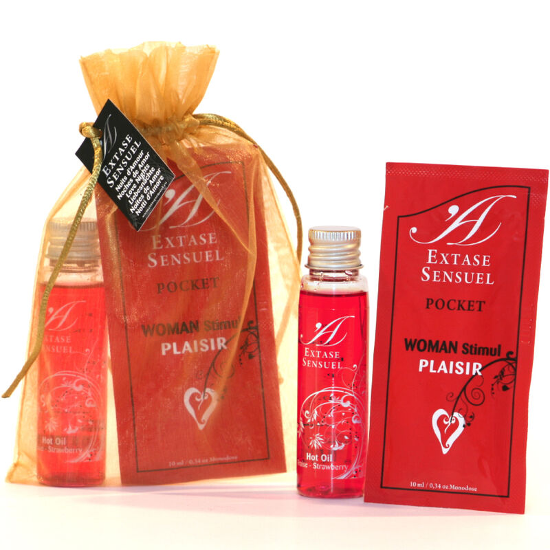 Set découverte nuits d'amour saveur fraise format voyage — vue principale