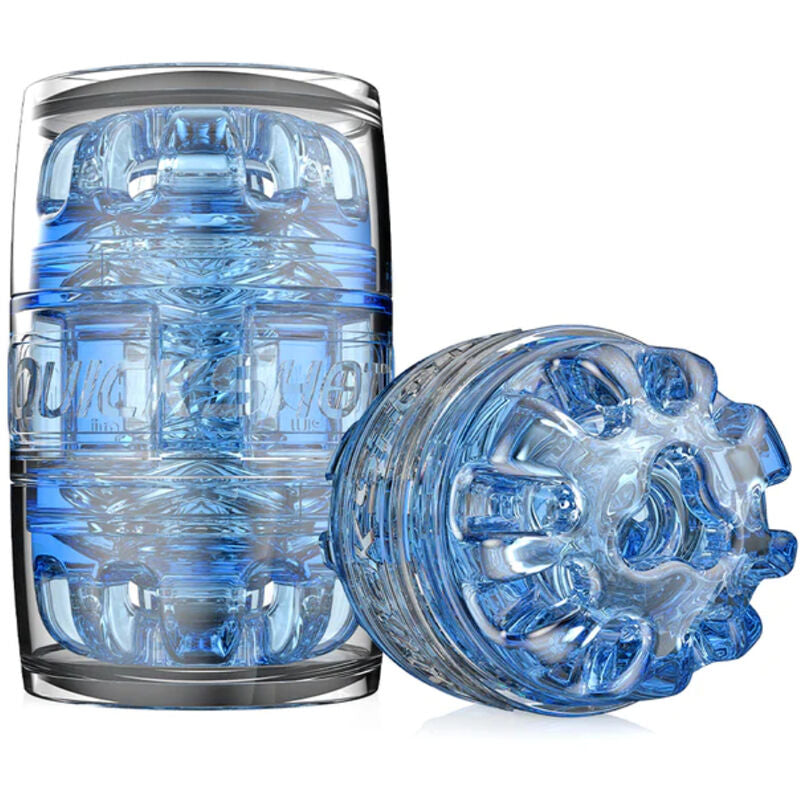 Masturbateur quickshot turbo bleu glace
