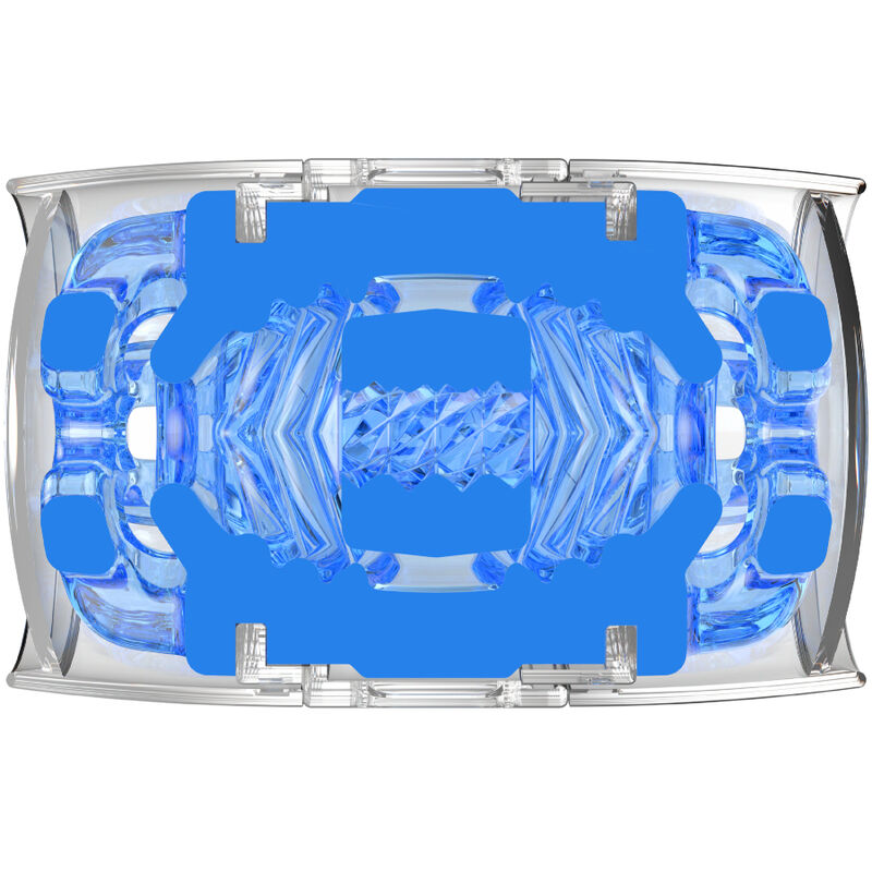 Masturbateur quickshot turbo bleu glace
