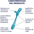 Plug anal vibrant flexible Satisfyer Plug & Play 1 — détail texture surface