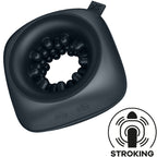 Masturbateur vibrant Ring Stroker silicone — vue principale