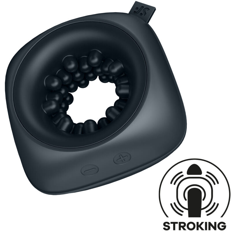 Masturbateur vibrant Ring Stroker silicone — vue principale