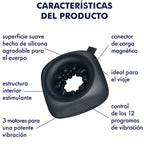 Masturbateur vibrant Ring Stroker silicone — détail texture surface